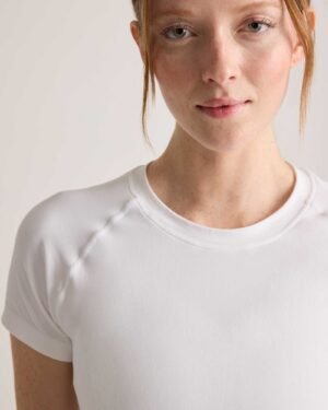 Seamless Waist-Length Short Sleeve Tee