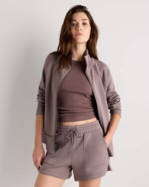 Soft-Knit Full-Zip Sweatshirt