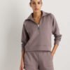 Soft-Knit Half Zip Sweatshirt