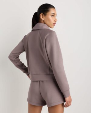 Soft-Knit Half Zip Sweatshirt