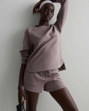 Soft-Knit High-Rise Sweatshorts