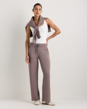Soft-Knit Wide Leg Pants