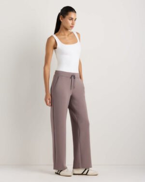 Soft-Knit Wide Leg Pants
