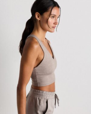 Soft Performance V-Neck Cropped Tank