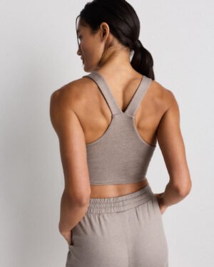 Soft Performance V-Neck Cropped Tank