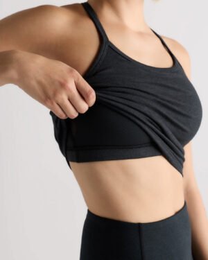 Soft Performance Y-Back Cropped Bra Tank