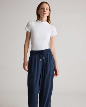 Stretch Cotton Jersey Fitted T-Shirt — Petite