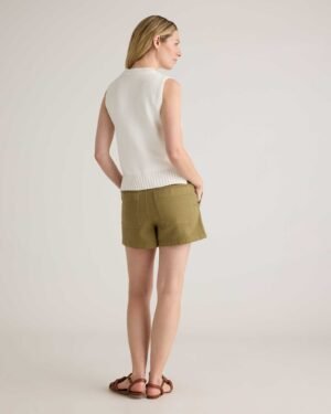 Stretch Cotton Twill Utility Short