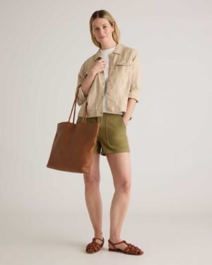 Stretch Cotton Twill Utility Short