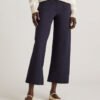 Stretch Ponte Cropped Wide Leg - 24" — Petite