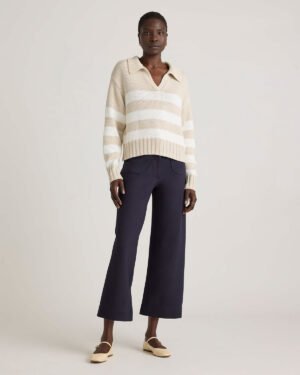Stretch Ponte Cropped Wide Leg - 24