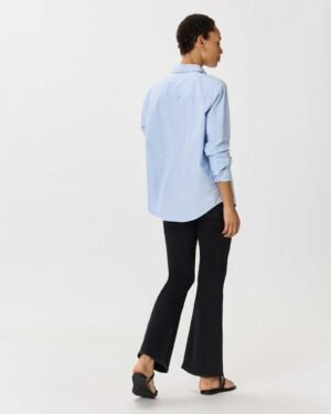 Stretch Pull-On Flare Jeans