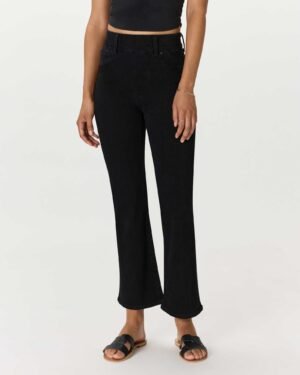 Stretch Pull-On Kick Flare Jeans