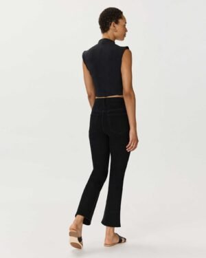 Stretch Pull-On Kick Flare Jeans