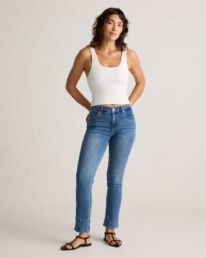 Stretch Slim Straight Jeans