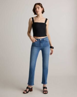 Stretch Straight Jeans
