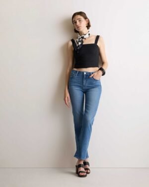 Stretch Straight Jeans