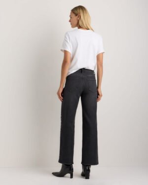 Studded Relaxed Straight Jeans