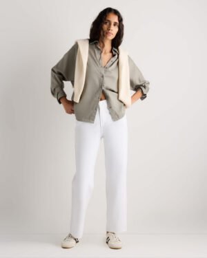 Vintage Wash Lyocell Dolman Long Sleeve Shirt