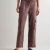 Vintage Wash Lyocell Drawstring Cargo Pants