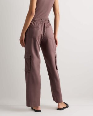 Vintage Wash Lyocell Drawstring Cargo Pants